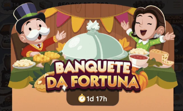 Evento Monopoly Go Banquete da Fortuna (Recompensas)